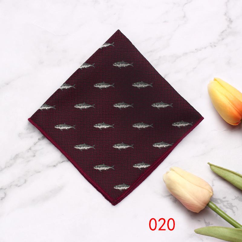 British Style Men'S Suit Pocket Towel Small Flower Type Business Retro Banquet Suit Small Square Scarf Chest Towel Handkerchief