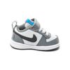Nike Court Borough Low Удобные Спортивные Низкие Кеды для Скейтбординга Детские Кроссовки Серые Белые 870029-006