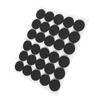 30Pcs Black NOn Slip Self Adhesive Floor Protectors Furniture Sofa Table Chair Rubber Feet Pad