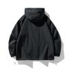 Весенне-осенняя новая модная повседневная куртка с капюшоном, мужская уличная горная однотонная ветрозащитная водонепроницаемая куртка