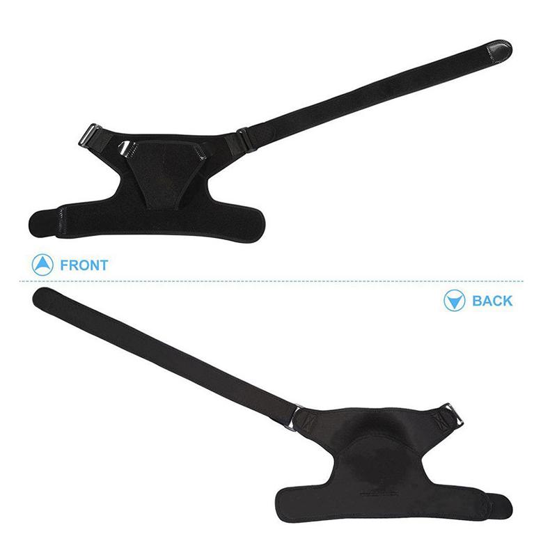 Compression Shoulder Brace for Men and Women, for Preventing Strains and Dislocation, Adjustable Fits Left and Right Arm