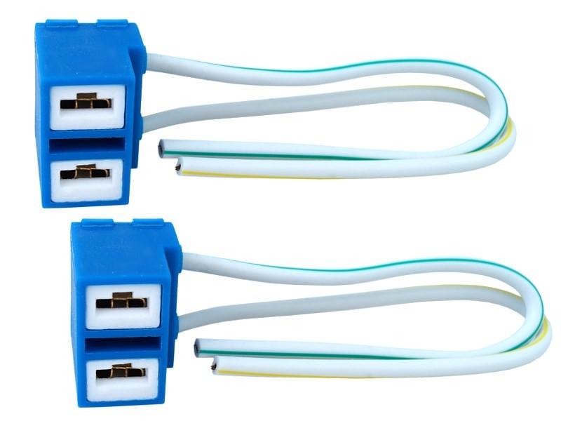 Патрон лампы H7 ломающийся, керамический, провод 15 см, 2 шт.