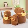 Wealth Tree Capybara Plush Doll Soft Stuffed Capybara Doll Simulation Capybara Toy  Birthday Gifts