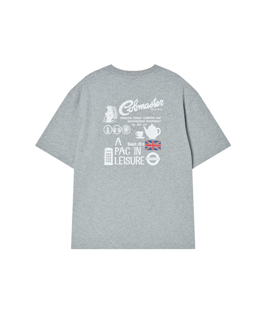 COBMASTER British Logo T-Shirt [Melange]