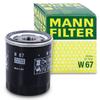 MANN-FILTER Масляный фильтр W67 W67