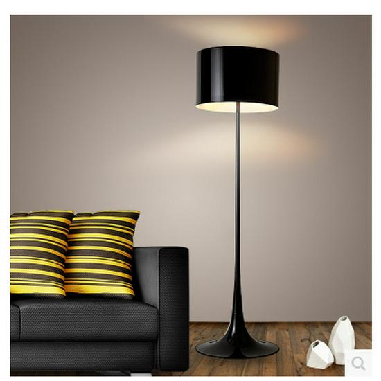 Modern Minimalist Floor Lamp for Living Room, Study, Bedroom, or Bar Counter - Iron Art Design