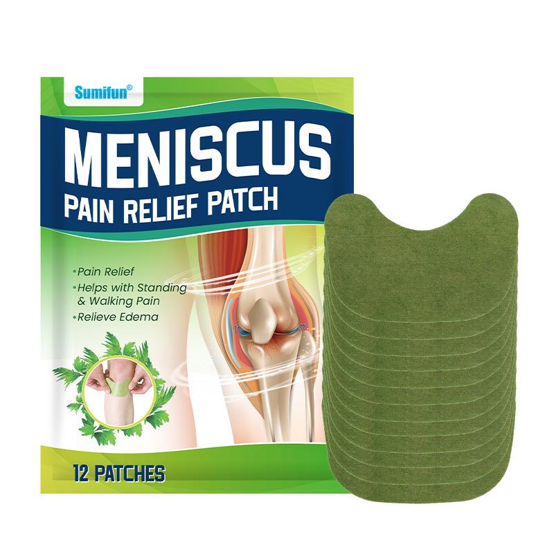 12 пластырей в упаковке, пластыри менискового типа для облегчения боли в суставах, онемения и дискомфорта в коленях