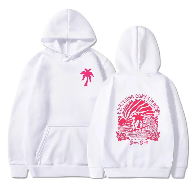 Everything New Comes in Waves Sweatshirts Hoodies Graphic Print Man Sweatshirts Sleeve Fashion Female Street Famous Fit Regular