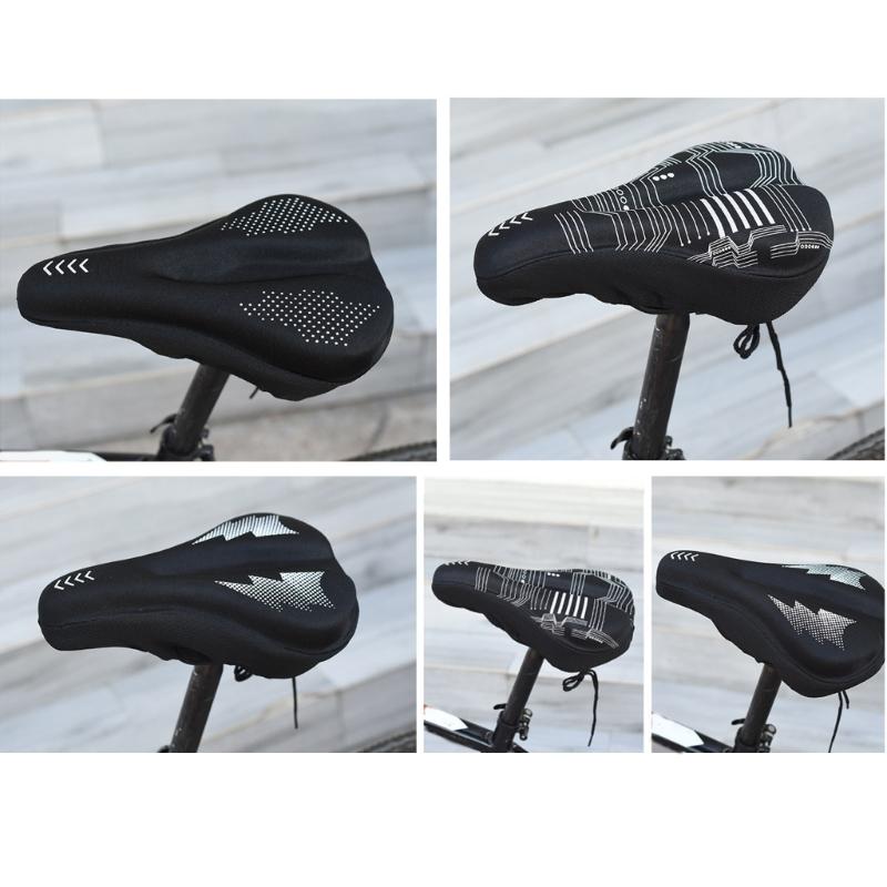 Gel Bike Seat Cover Padded Soft Bike Seat Cushion Waterproof Cover Bike Saddle Cushion Covers for Mountain Road Bikes
