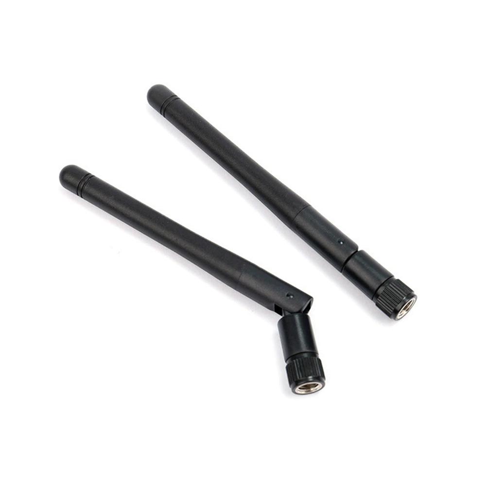 For WiFi 2.4GHz/5Ghz Wireless Router or Card SMA Inner Hole Antenna 5-pack Black