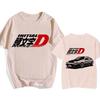 Japanese Anime Initial D EU Size T-Shirt Redsuns Cartoon Gothic Tops AE86 Funny Harajuku Manga Tshirt Men Graphic Tee Shirt Male