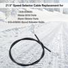 Качественный 21,5-дюймовый трос управления для выбора скорости в садовых инструментах. Изготовлен из пластика и нержавеющей стали