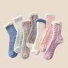 Women's Fuzzy Fluffy Slipper Socks Winter Thermal Soft Plush Floor Socks Cozy Thick Warm Home Sleeping Socks
