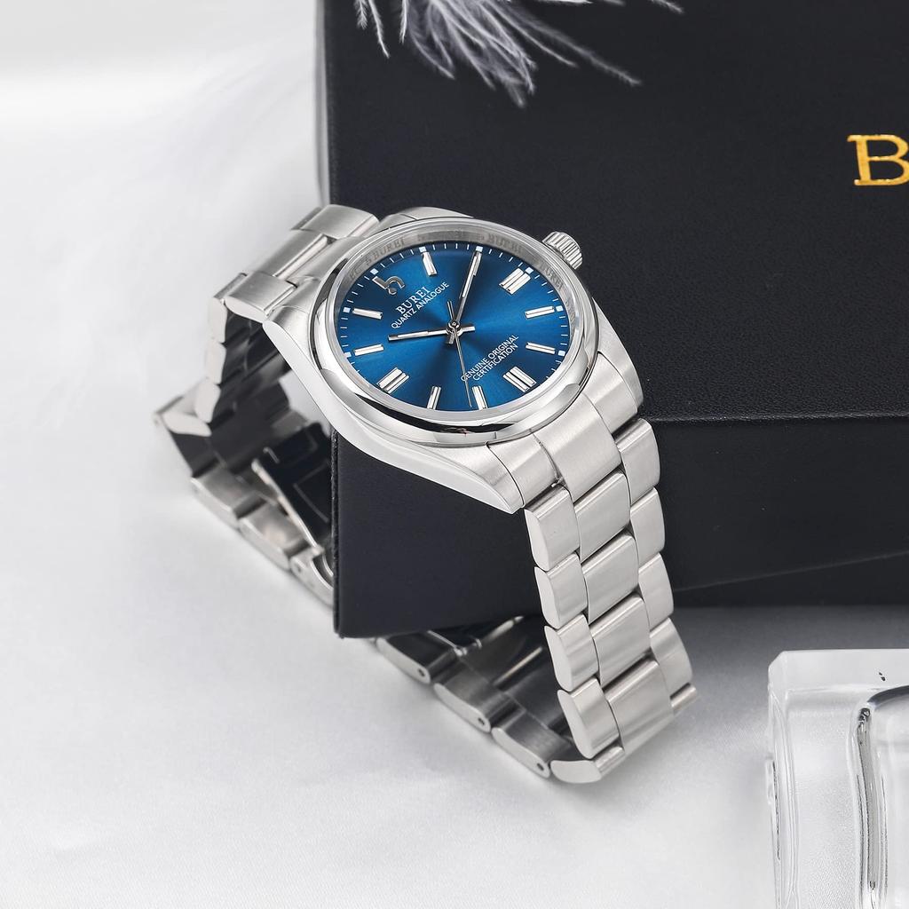 Часы BUREI Популярный бренд кварцевые часы водонепроницаемые аналоговые рейтинг роскошные часы 3 женские женские