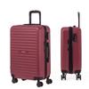 Set of 3 Rigid Suitcases (L-76cm) (M-66cm) (S-56cm) TRN DARK RED