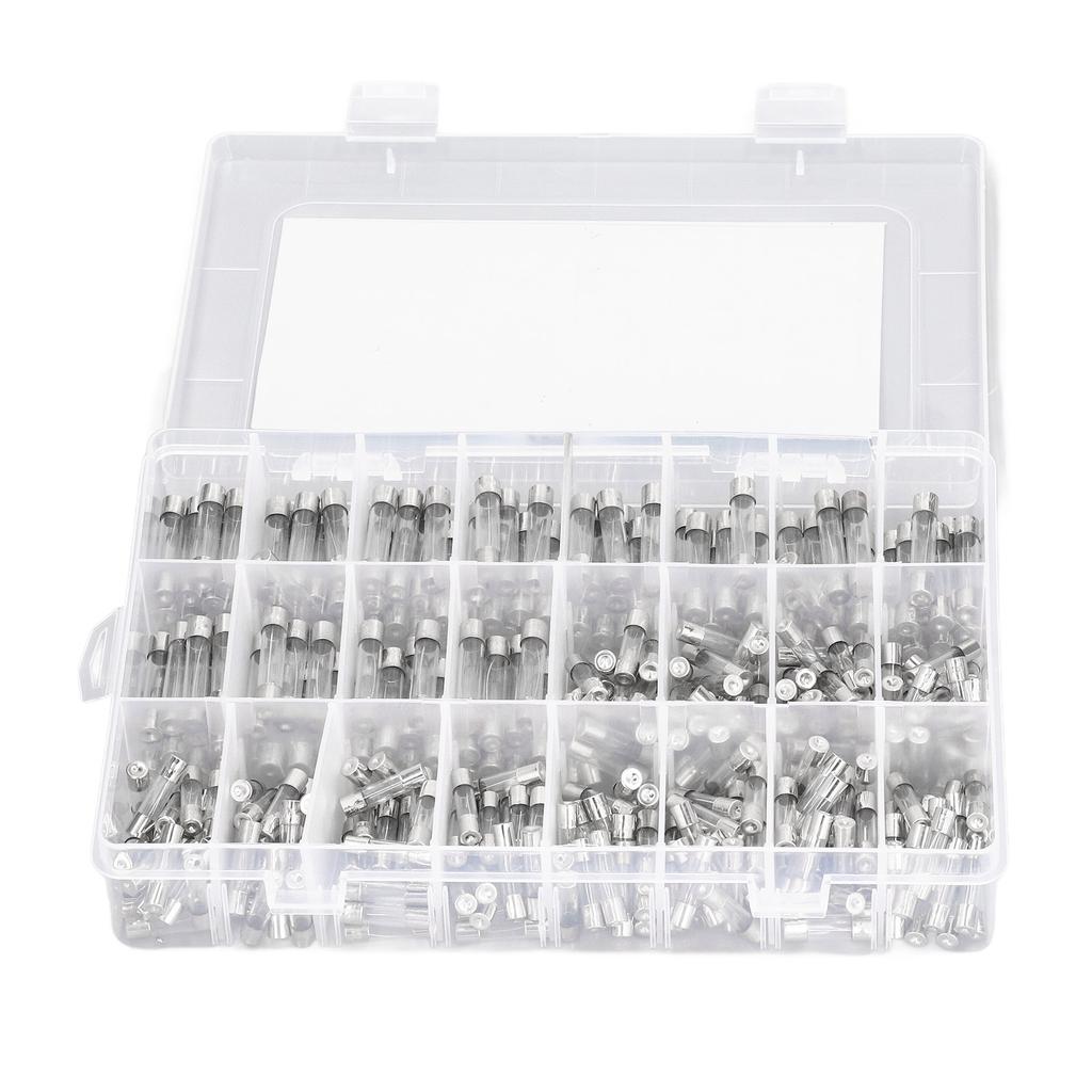 360 шт. Стеклянный предохранитель 0,25 А?Набор из 20А 24 типов 6x30мм 5x20мм для защиты цепей