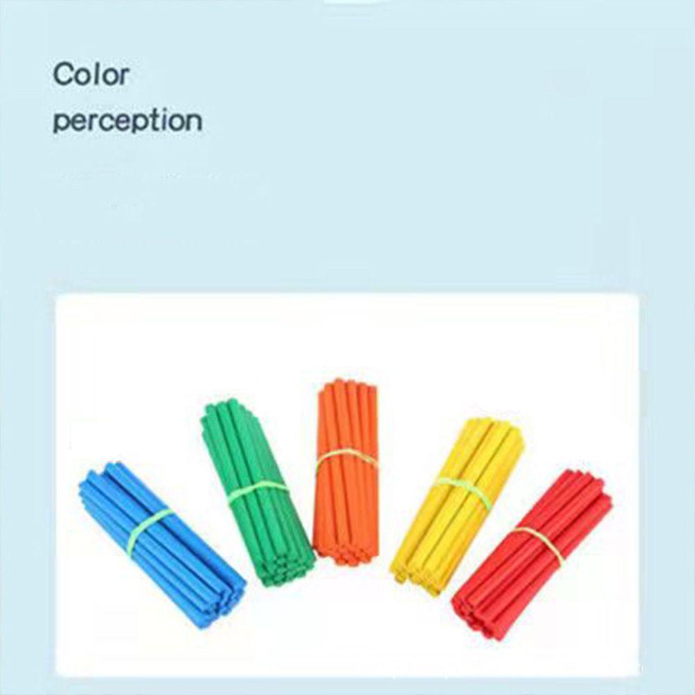 Preschool Education Counting Wood Sticks Montessori Teaching Early Learning Kids Mathematics Toy