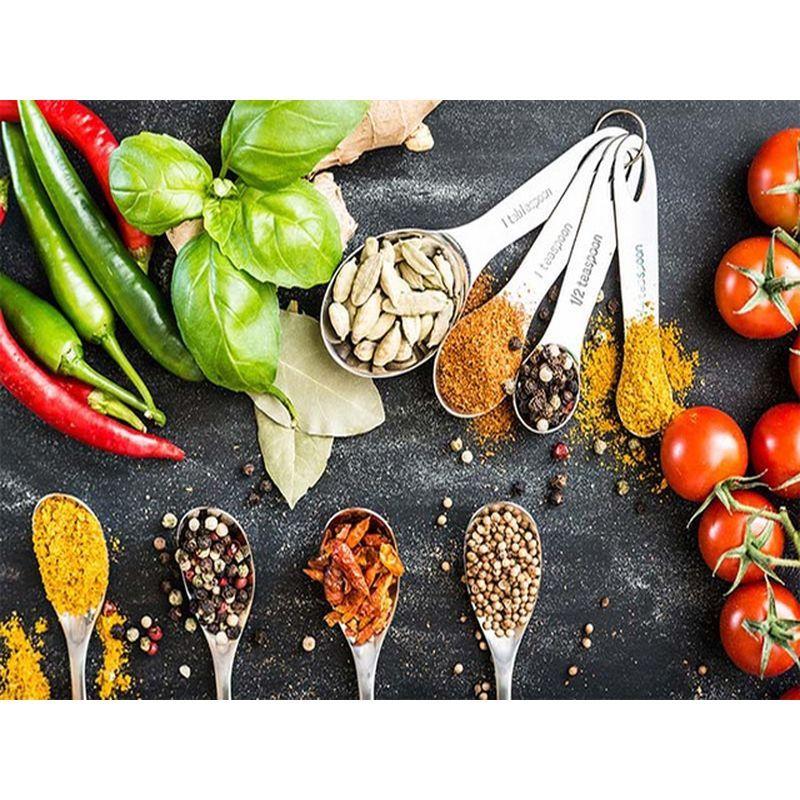 Kitchen Decor Diamond Painting Foods Spice 5D Diy Diamond Embroidery Cross Stitch Kit Coffee Mosaic Wall Art Rhinestone Posters