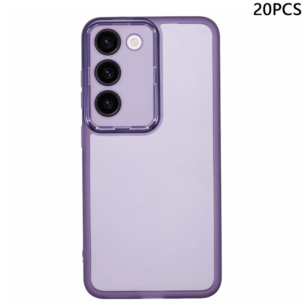 Bulk Purchasing 20Pcs For Samsung Galaxy S23+ Case Electroplated Camera Frame TPU Phone Cover Precise Cutouts