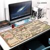 HYBXAXC Игровая Карта Коврик для Мыши Большого Размера Резиновая Основа Противоскользящий Настольные Аксессуары для ПК Коврик для Мыши для Геймера Клавиатурные Коврики Декор
