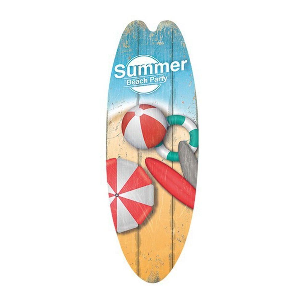 Exquisite Printing Marine Steering Wall Board Cool Wooden Surfboard Wooden Sign   Wall Ornament
