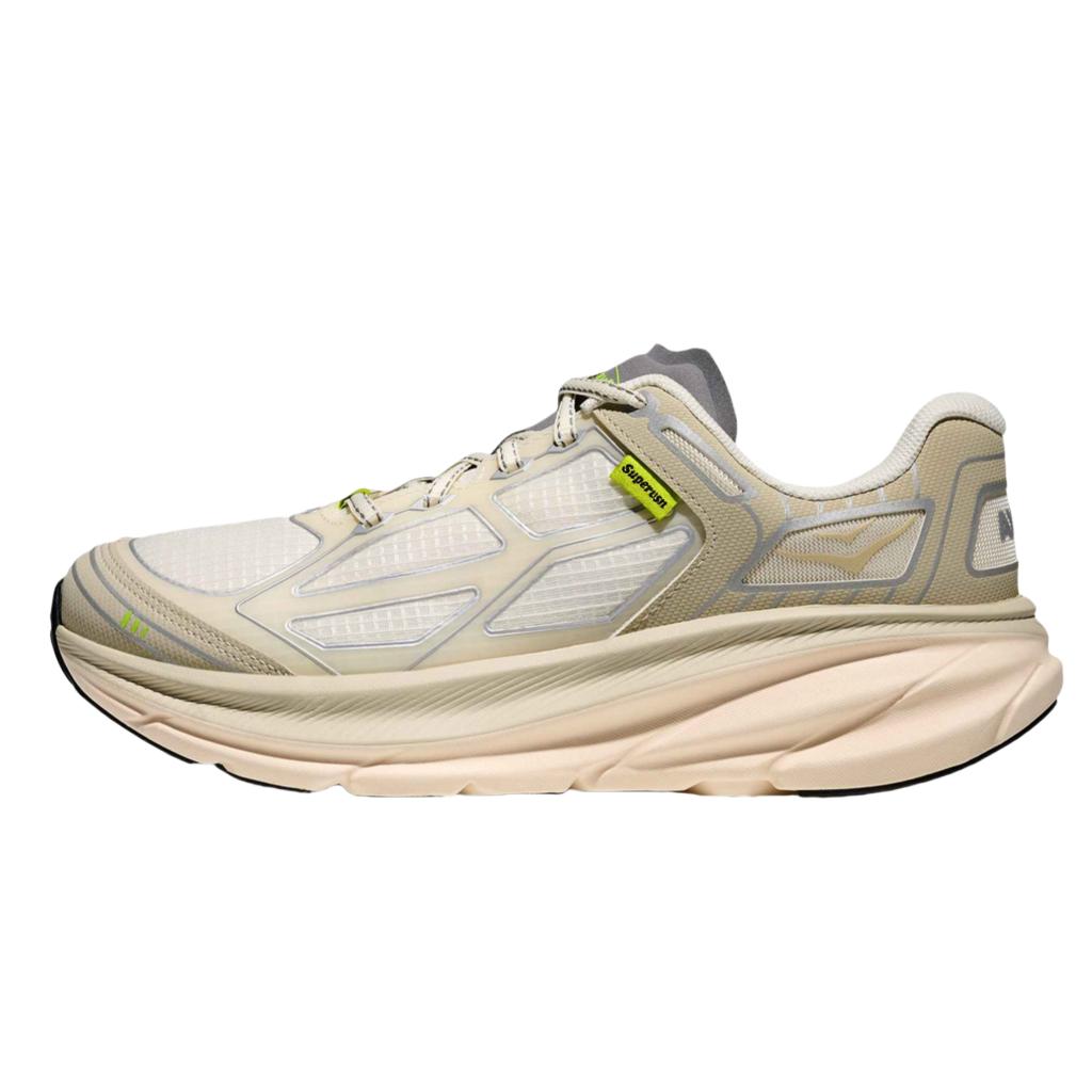 HOKA One One Supervsn X  Clifton 19 Comfortable Versatile Running Shoes Unisex Sneaker Ice-Grey 1173070-CNNL