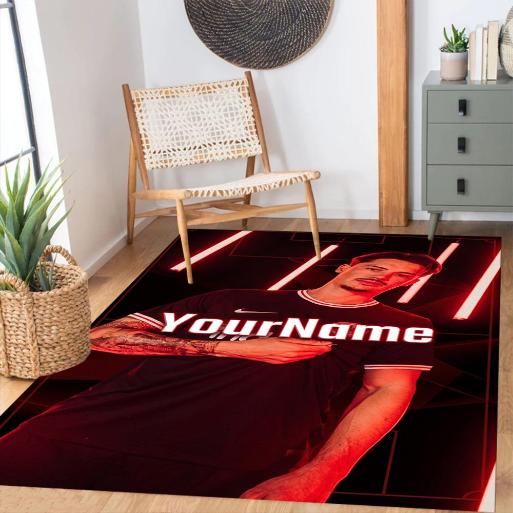 Eintracht Frankfurt Customize Your Name Carpet Design For Living Rooms Foyer Outdoor Game Room Antislip Carpet Office Home Decor Wedding Party Gift