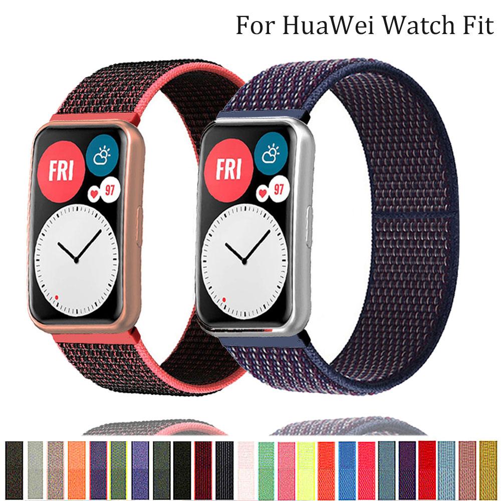 Нейлоновый ремешок-петля Для Huawei Watch FIT Ремешок Умные часы Аксессуары Браслет на запястье correa Пояс браслет pulseira Huawei Watch fit Ремешок