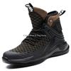 Fashion Work Safety Shoes Men Indestructible Work Boots Male Security Steel Toe Shoes Puncture-Proof Work Sneakers Men's Safety Boots