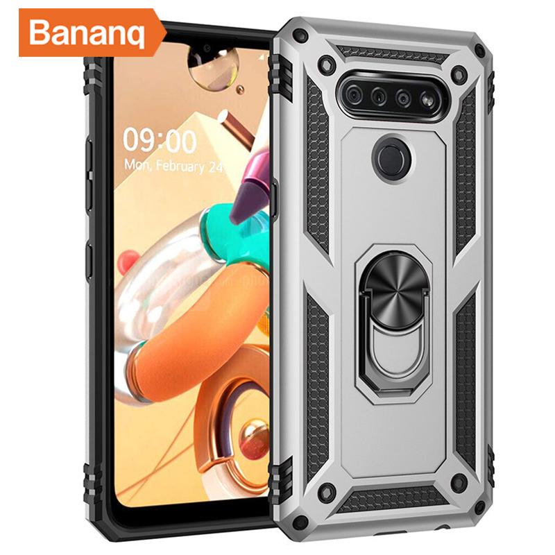 Противоударный защитный чехол Peatop для телефона LG K92 5G K53 K52 K31 K22 K32 Aristo 5 Plus Harmony 4 металлические чехлы-подставки с кольцом для пальца