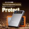 Прочный внешний жесткий диск Bach John с цифровым дисплеем, USB 3.2