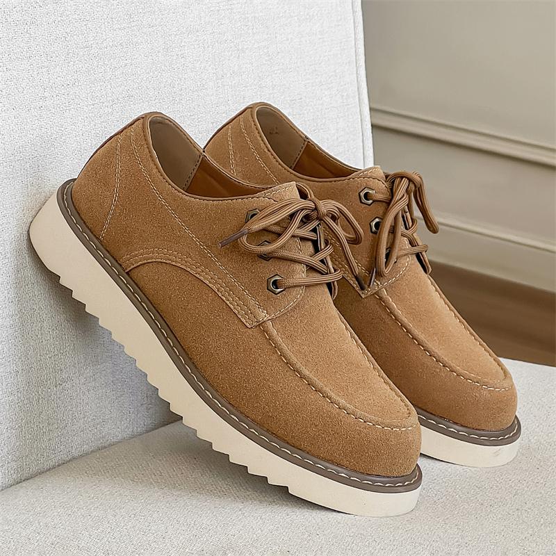 Fashion Fashion Men Casual Business Office Shoes Genuine Suede Leather Classic Flat Designer Shoe British Moccasins Outdoor Driving Shoe