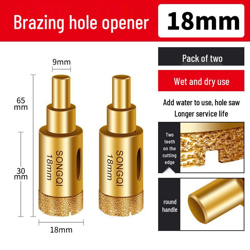 Diamond Tile Drilling Bit for Glass, Marble & Porcelain