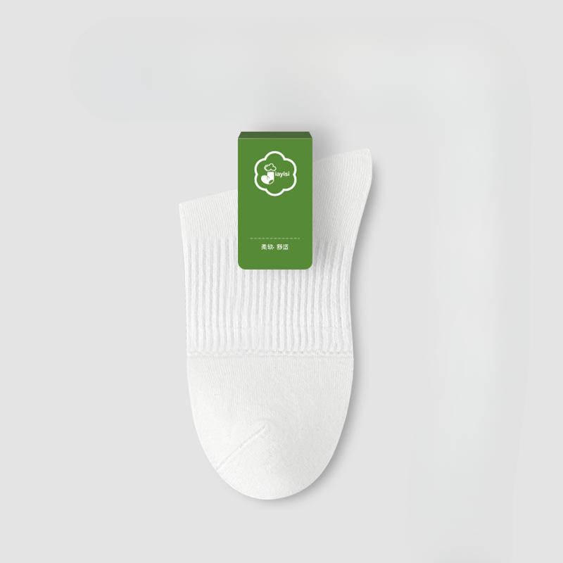 Мужские летние спортивные дезодорирующие влагоотводящие бесшовные носки-гольфы из чистого хлопка