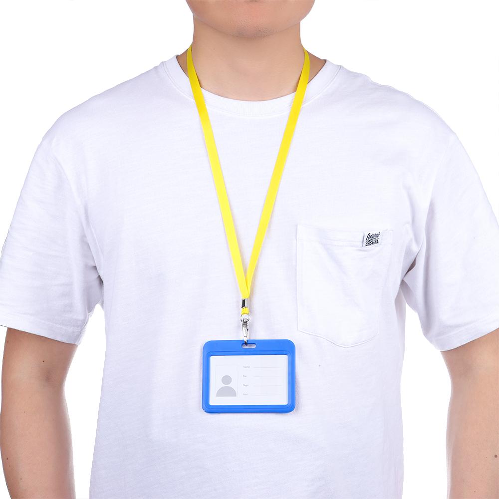 1Pcs New Name Tag Fashion Badge Holder Lanyard ID Card Holder Neck Strap Lanyards Hanging Rope