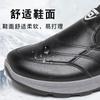 Winter Old Beijing Men's Fleece Thickened Walking Cotton Shoes Soft Sole Non-slip One Pedal Middle-aged and Elderly Warm Snow Boots
