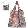 1PC Reusable Shopping Bag Folding Nylon Bag Printing Eco Large Capacity Grocery Bags Waterproof Portable Shopping Bags