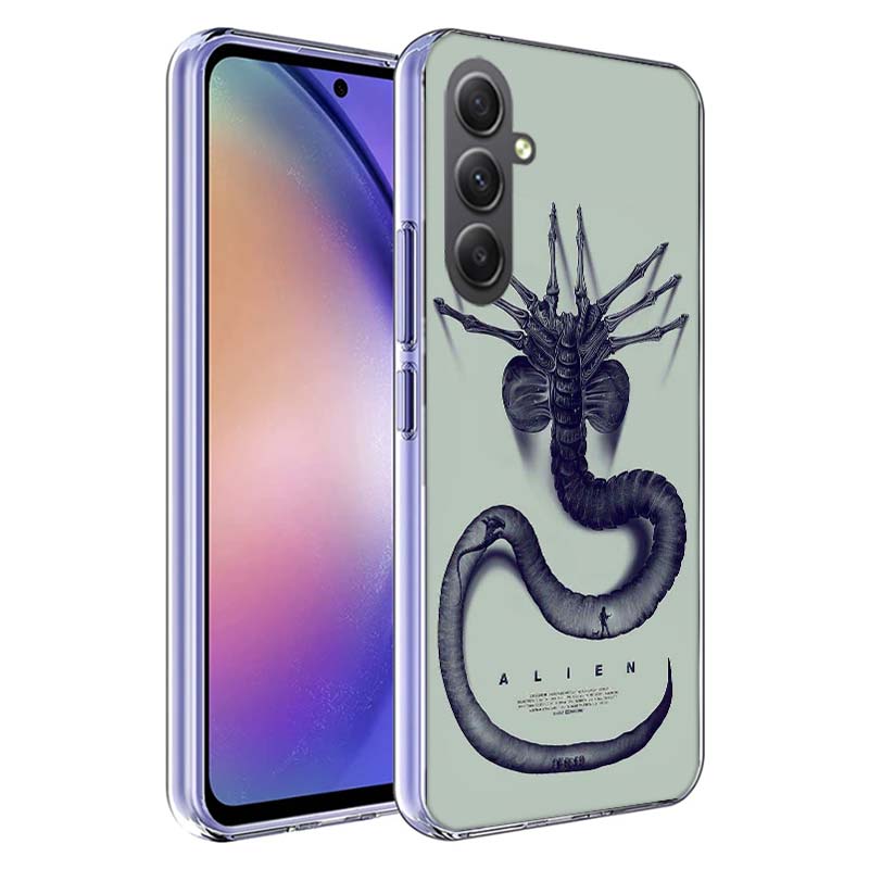 Крутой чехол-ксеноморф из фильма «Чужой» для Samsung A17 A37 A57 A07 A16 A26 A36 A56 A06 A02S A12 A22 A32 A52S A04S A14 A24 A34 A54 A03
