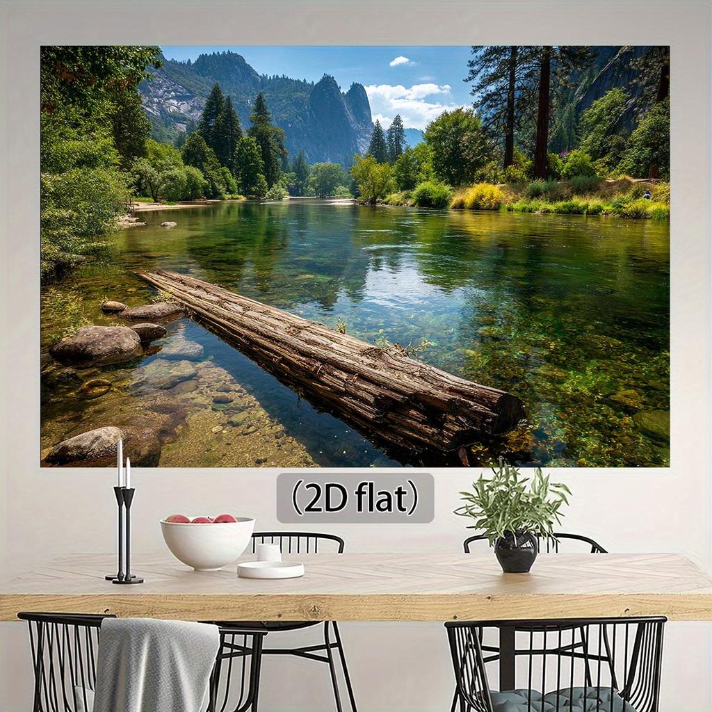 2D plane, 1 piece of natural scenery-themed background fabric, suitable for photography or decoration