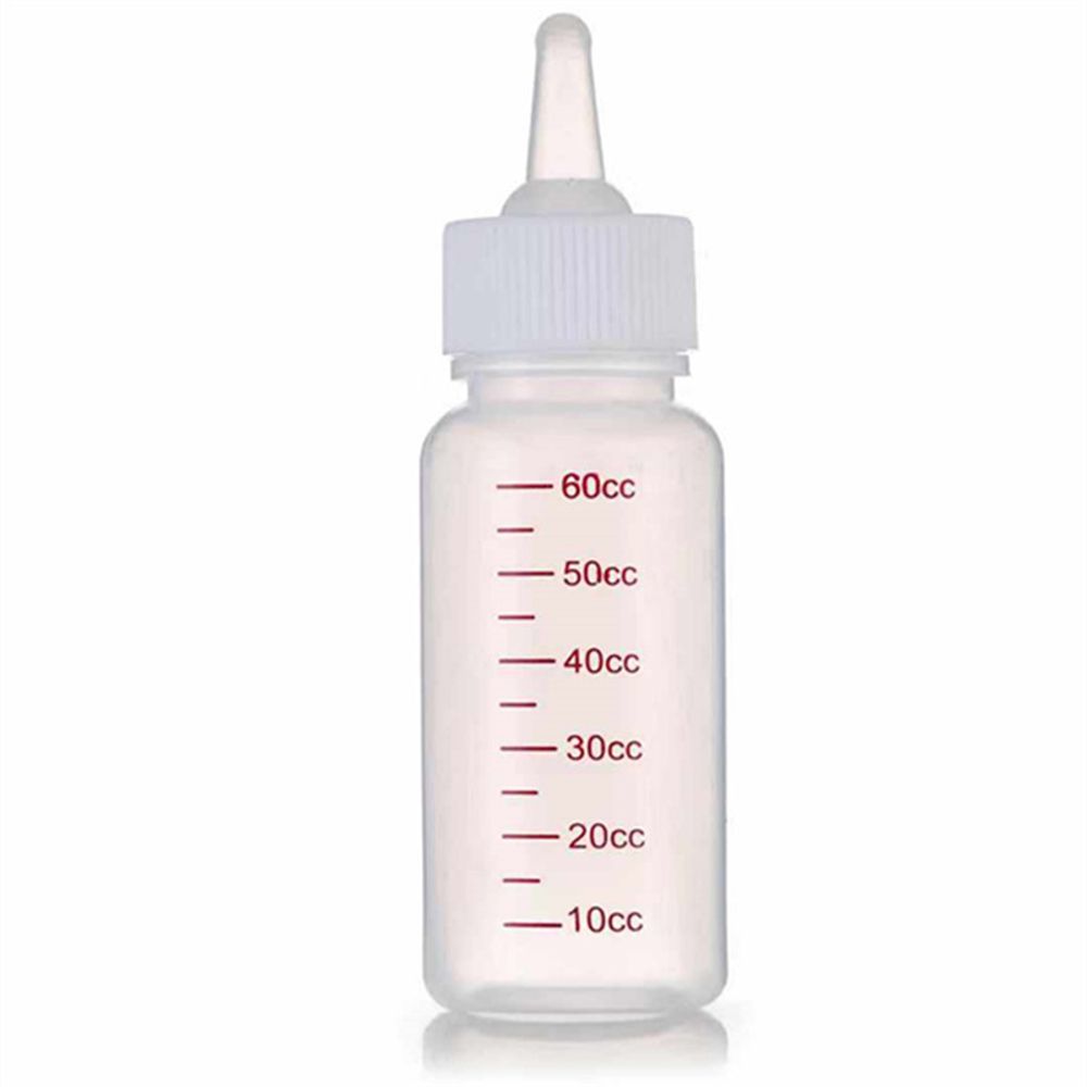 Tool Cat Mini Nipple Kitten Replacement 60ml Pet Feeding Bottle Kits Pet Nursing Milk Bottle
