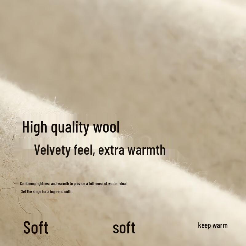 VICTORIA&VERA Женское короткое пальто из смесовой шерсти с воротником из лисьего меха