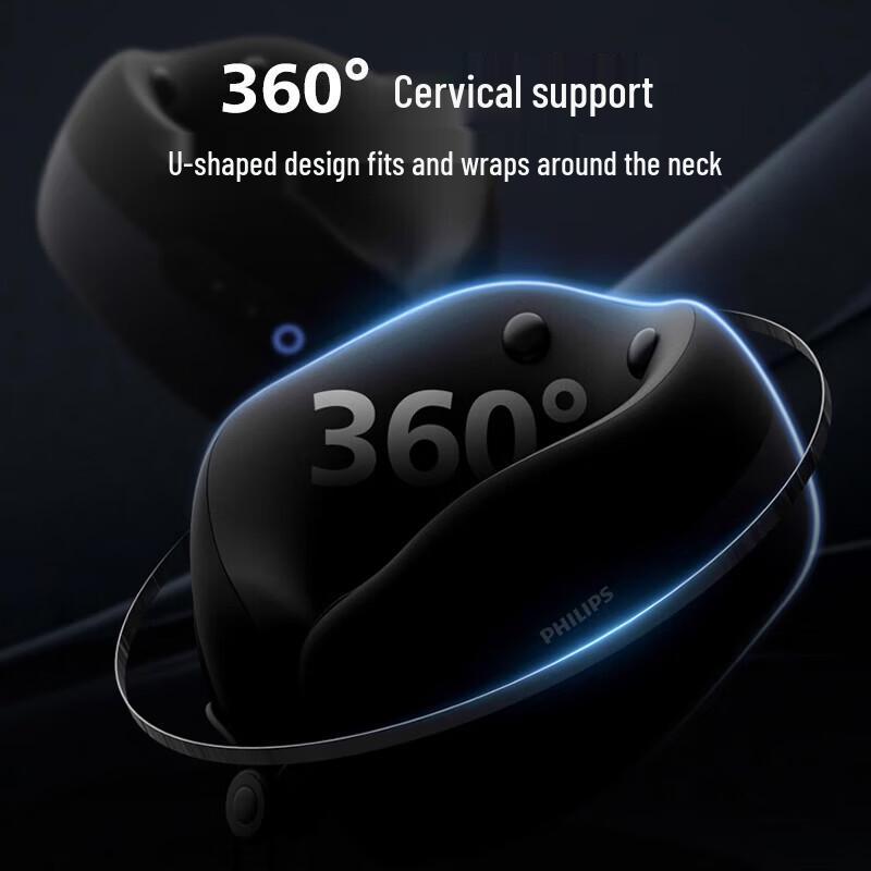 Philips PPM3106N Heated Vibration U-Shape Neck Massager CN plug (adapter included)