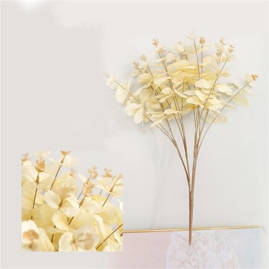 Artificial Flower Realistic Faux Eucalyptus Looking Vibrant Color Attractive Flower Dining Table Fake Plant Decor for Home