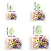 50/100Pcs Speckled Foam Easter Eggs Colorful Painted Bird Eggs  Easter Party Decorations