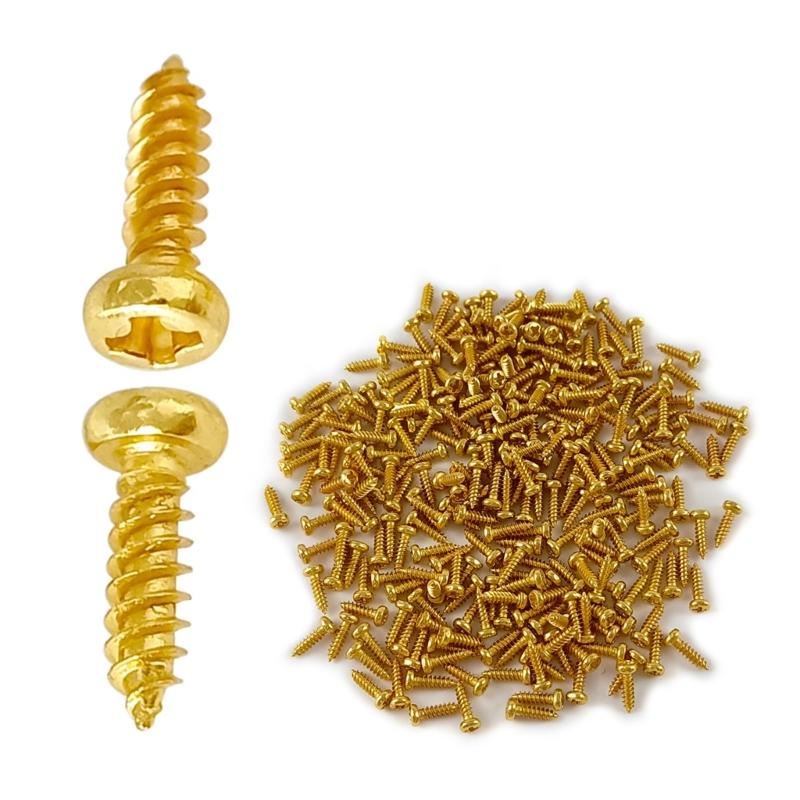 100 шт. Винты для крепления пикгарда для электрогитары, запчасть для электрогитары, винты для пикгарда электрогитары/бас-гитары