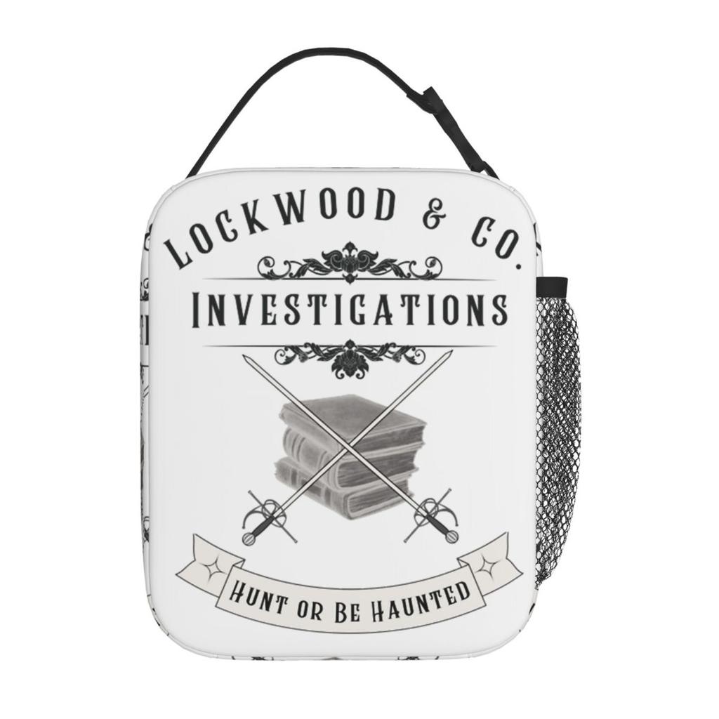 Lockwood & Co Insulated Lunch Bags Portable Lunch Container Cooler Bag Tote Lunch Box Beach Outdoor Food Storage Bags
