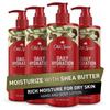 Old Spice Men's Daily Hydration Hand & Body Lotion Sebum with Coconut Oil 473.2ml Pack of 3, 3) Moisturize with Shea Butter (Pack of 4)