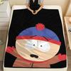 Stan Marsh Printed Flannel Blanket, soft throw for bedroom sofa, washable, fan merchandise, great gift.
