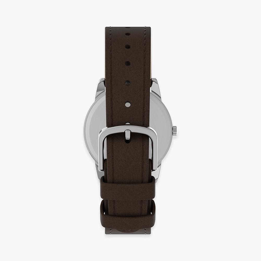 TIMEX Часы на запястье с коричневым кожаным ремешком, с индикацией дня недели и даты, для легкого чтения, 35 мм T20041