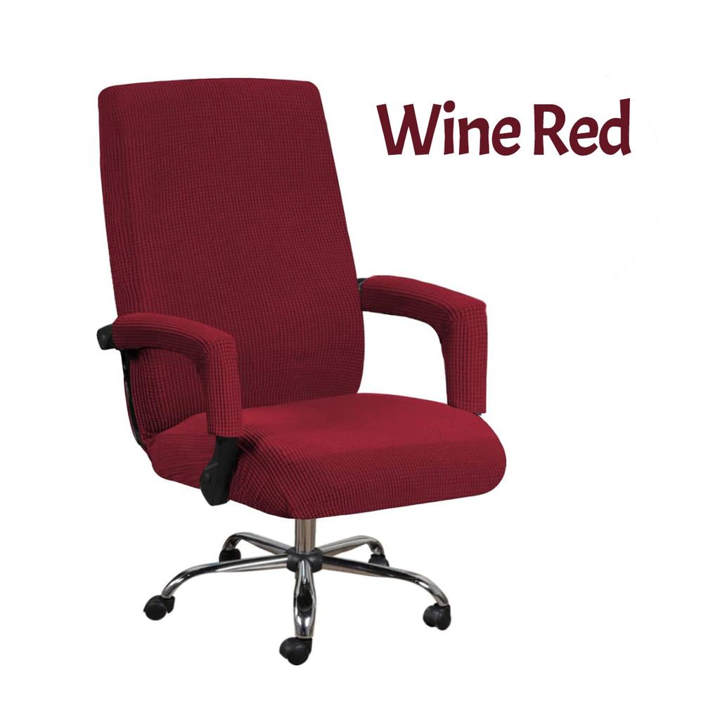 Большой XL/L простой эластичный чехол для офисного стула с 2 шт., чехол на подлокотник, полный охват, чехол для игрового стула, подушка сиденья, моющаяся